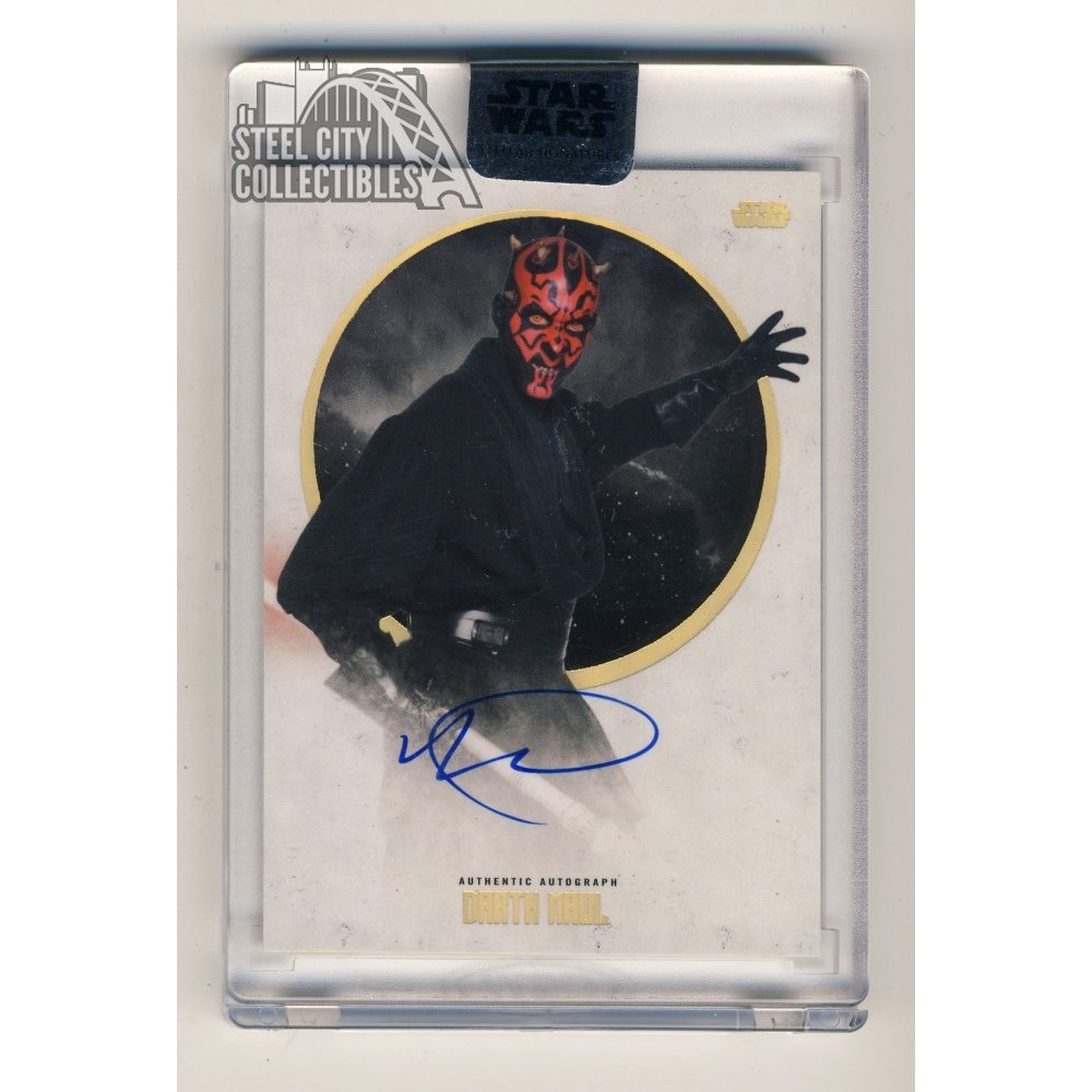 Ray Park Darth Maul 2017 Topps Star Wars Stellar Signatures