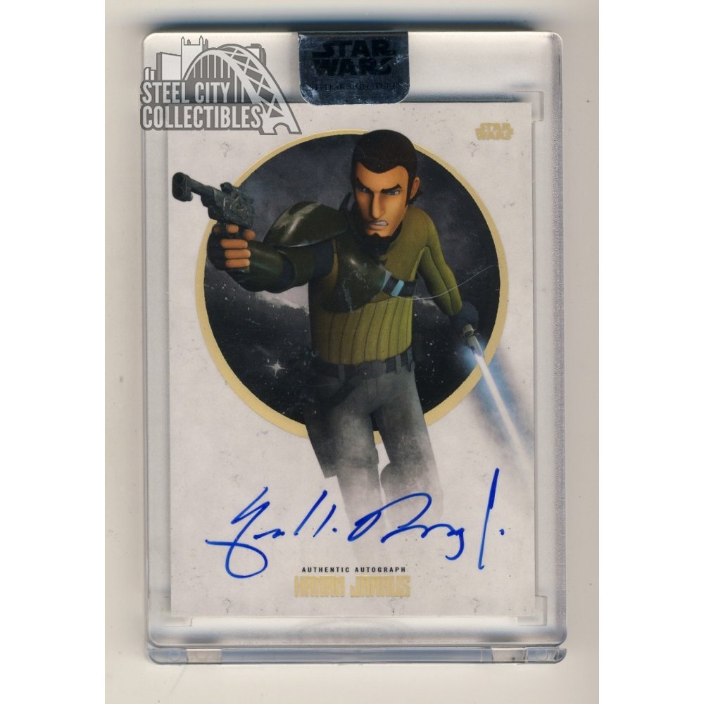 Freddie Prinze Jr Kanan Jarrus 2017 Topps Star Wars Stellar Signatures Autograph 04 40 Steel City Collectibles 2014 itibaren 2018 yilina kadar, o kanan jarrus, hayatta kalan son birinin sesiydi jedi soevalyeleri uezerine, disney xd serisi yildiz. freddie prinze jr kanan jarrus 2017