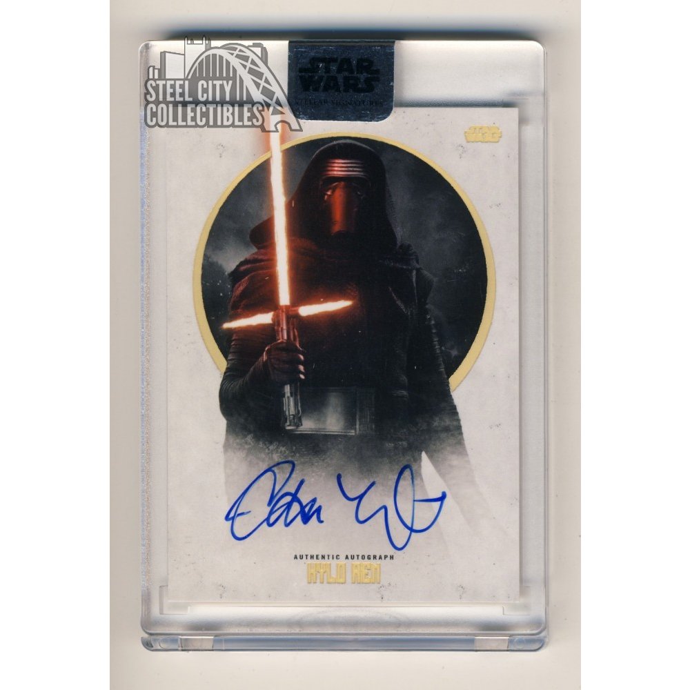 STAR WARS カイロレン　アダムドライバーサイン カード  topps Adam Driver Kylo Ren 2017 Topps Star Wars Stellar Signatures