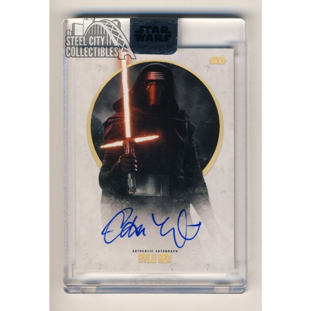 Topps Star Wars auto Kylo Ren 9/10