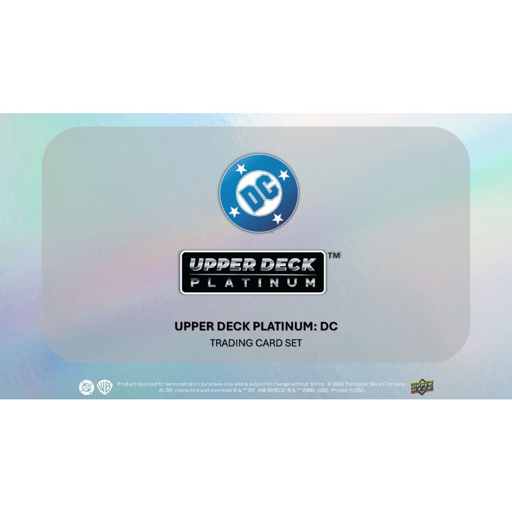 supershow10 アップグレード特典 12/14 銀テ付き 2026 Upper Deck DC Platinum Hobby 8-Box Case | Steel City Collectibles