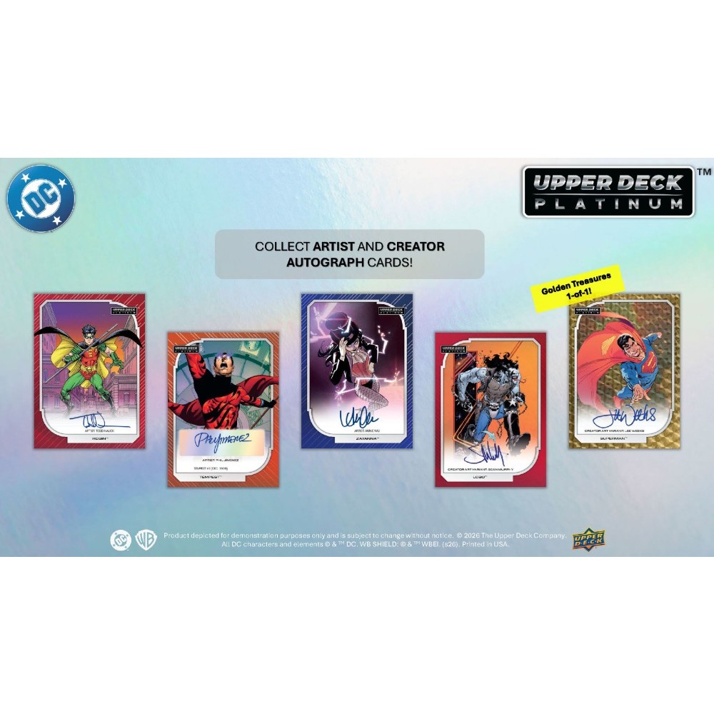 2026 Upper Deck DC Platinum Hobby 8-Box Case | Steel City Collectibles