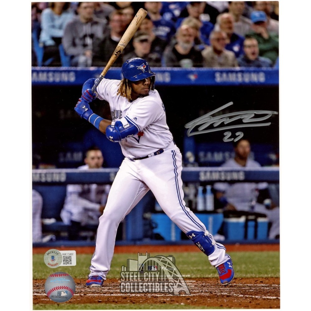 Vladimir Guerrero Jr Autographed Custom Baseball Jersey - JSA COA (Blue  Ink)