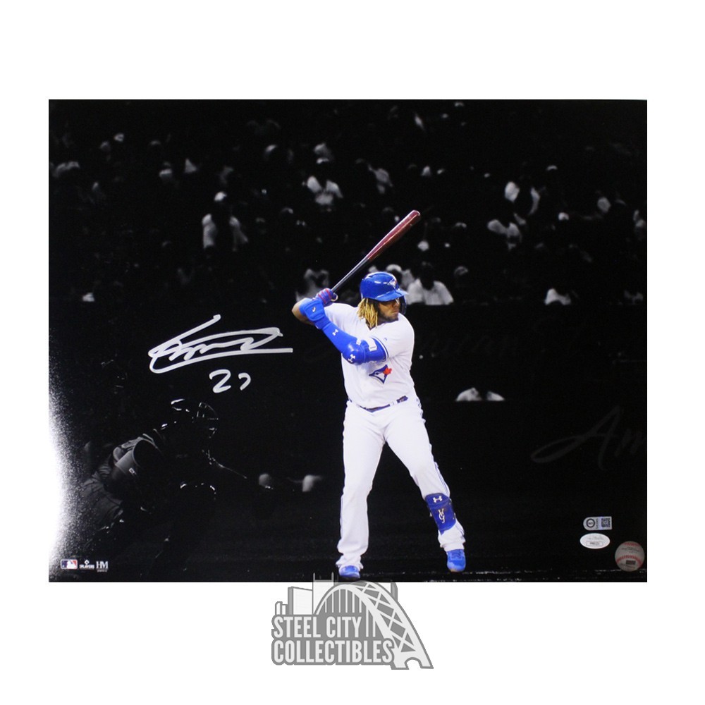 Vladimir Guerrero Jr Autographed Toronto Custom Light Blue Baseball Jersey  - JSA COA