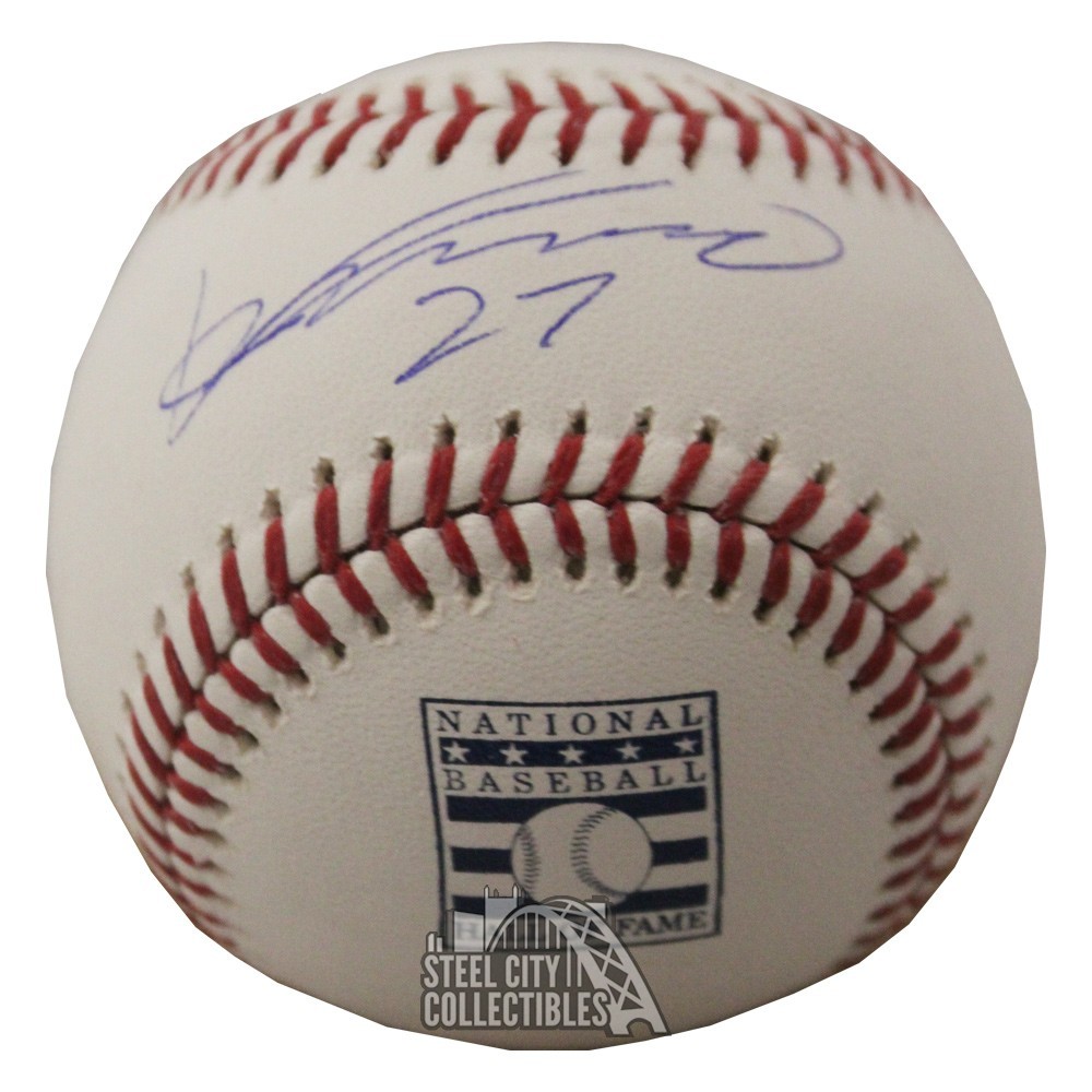 Vladimir Guerrero Sr Autographed Hall of Fame MLB Baseball JSA