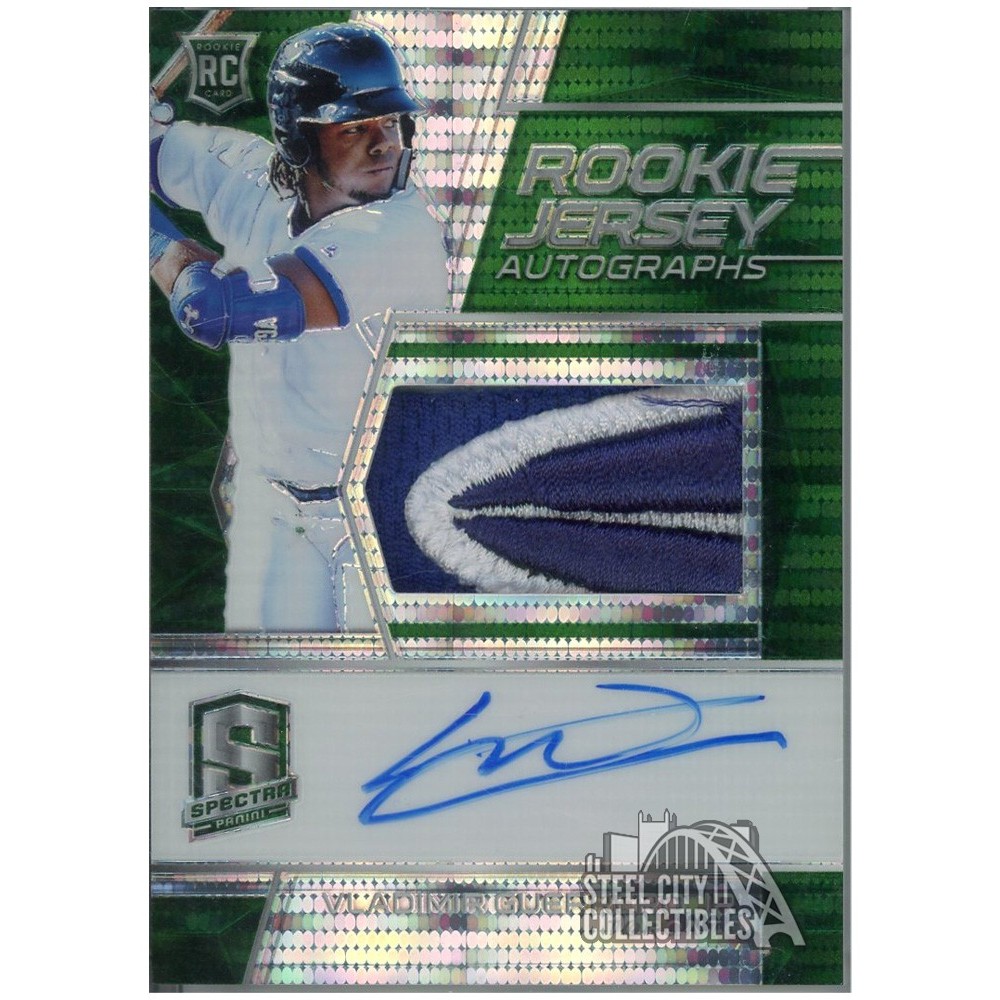 vladimir guerrero jr サイン 2019 panini Vladimir Guerrero Jr 2019 Panini Spectra Green Autograph