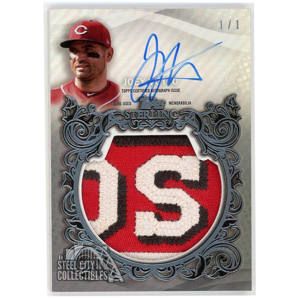 Joey Votto 2021 Topps Sterling Silver Splendor Jumbo Patch