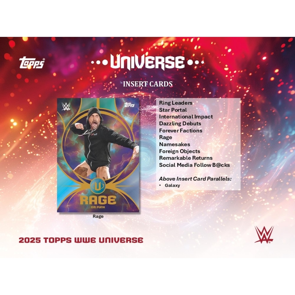 wwe topps booster box 2026 Chrome #d to 2 Austin 3 2025 Topps Universe WWE Wrestling