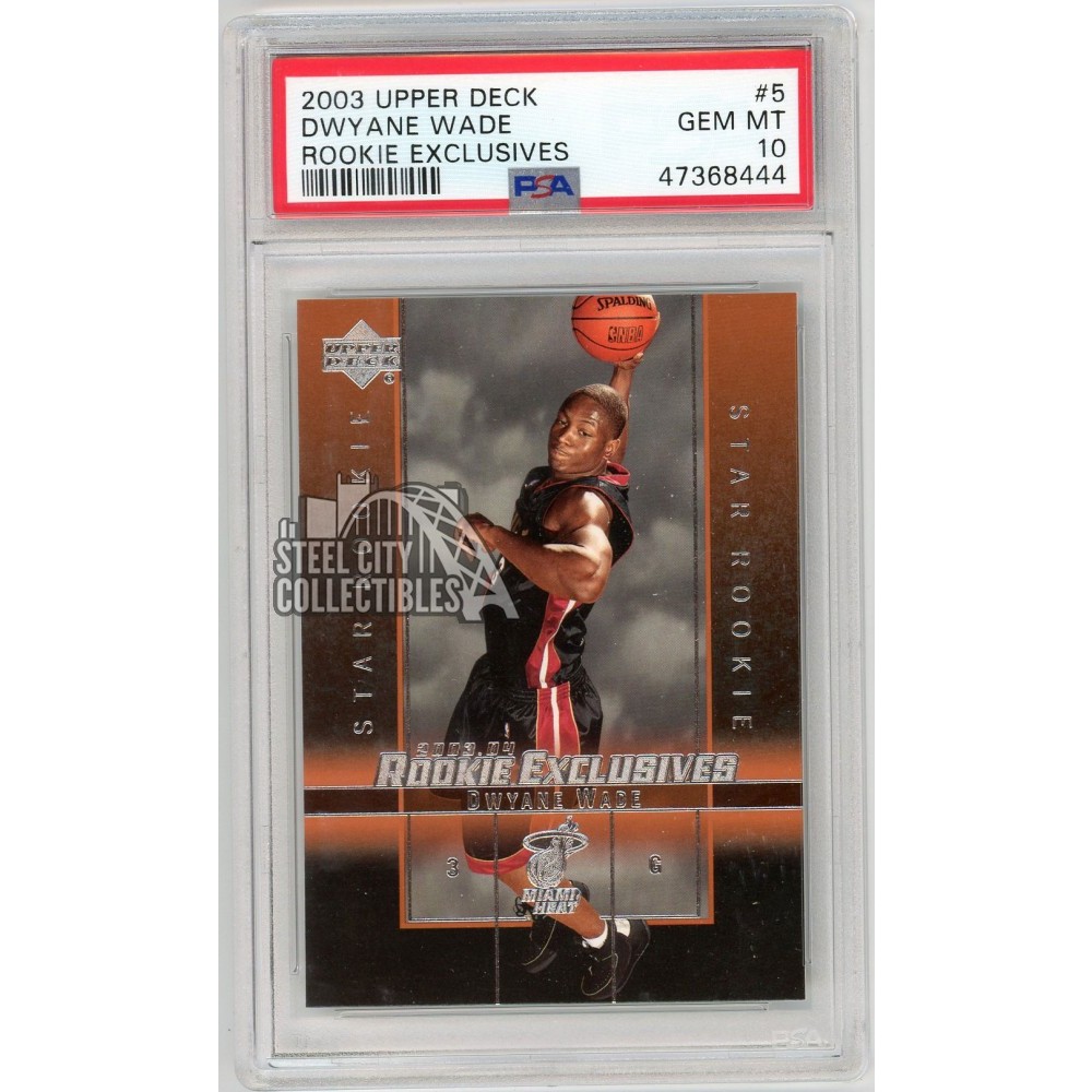 DWYANE WADE ルーキーカード Dwyane Wade 2003-04 Upper Deck Rookie Exclusives Basketball Card