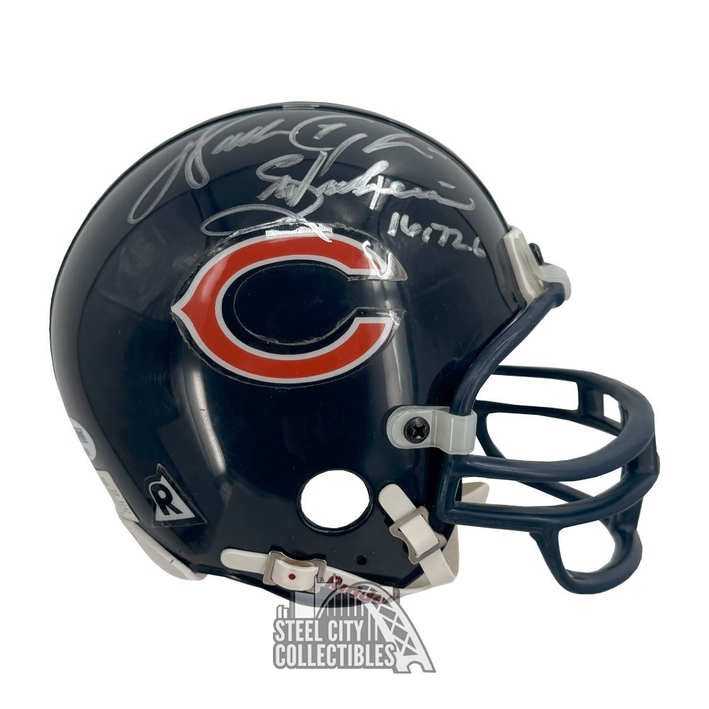 NFL ミニヘルメット　サイン入り　Chicago Bears brian-urlacher-chicago-bears-