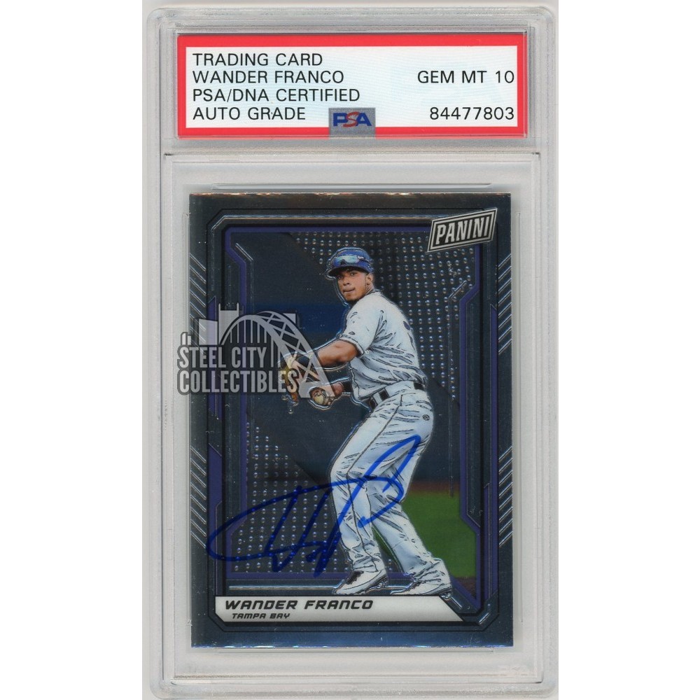 Wander Franco Rarest Card Wander Franco 2019 Panini The National VIP Autographed Card - PSA/DNA ...