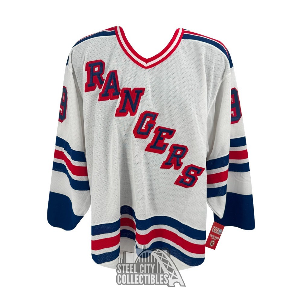 Wayne Gretzky Autographed New York Rangers CCM White Hockey Jersey
