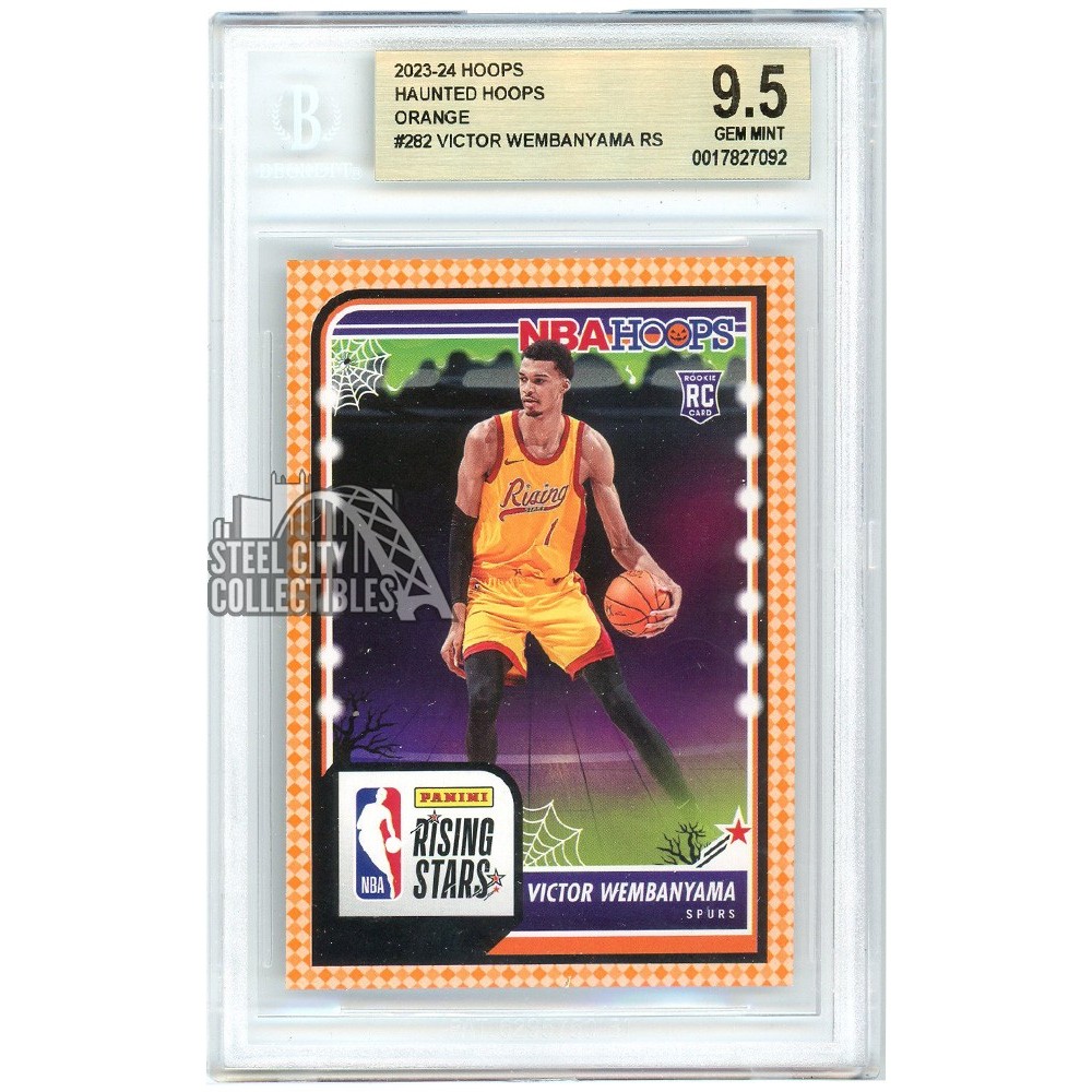 Victor Wembanyama 2023-24 Panini Haunted Hoops Orange Rookie Card