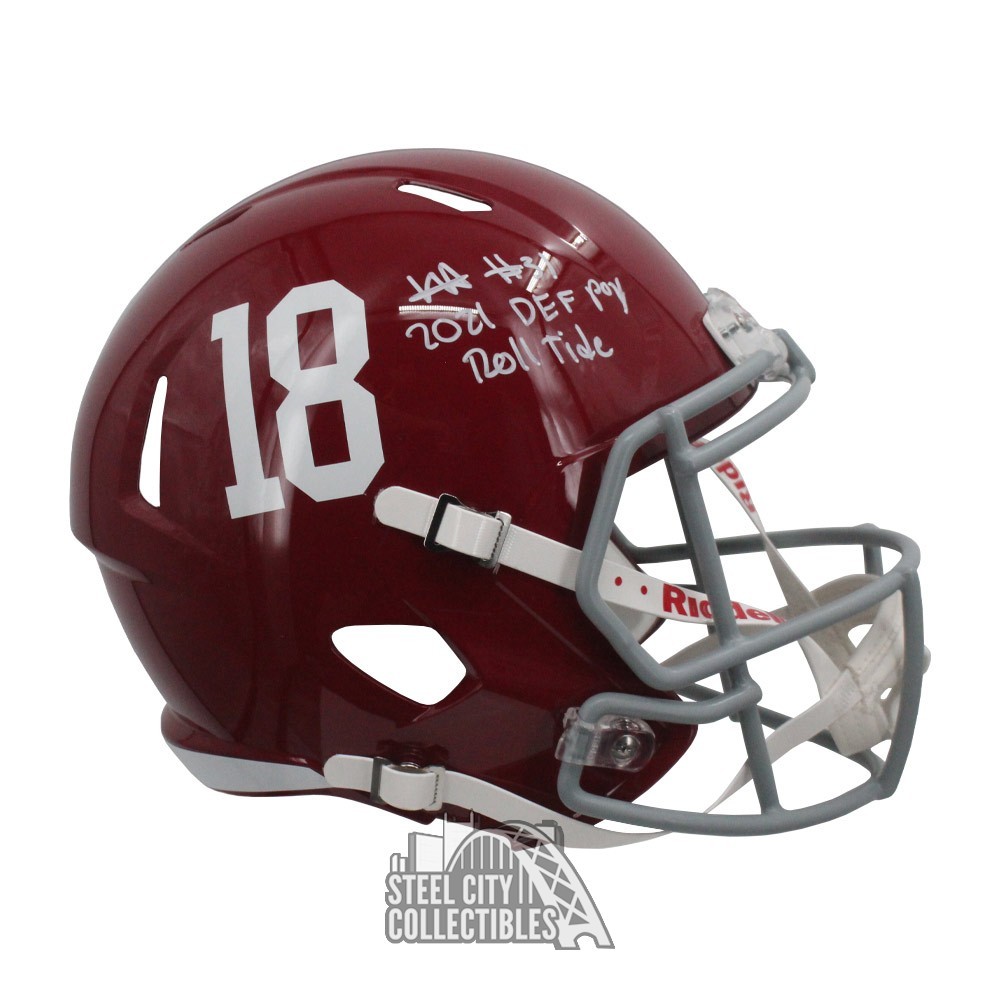 Will Anderson Jr 2 Inscriptions Autographed Alabama Replica Full Size