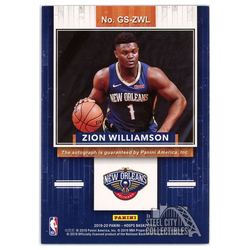 Zion Williamson 2019-20 Panini Hoops Great Significance