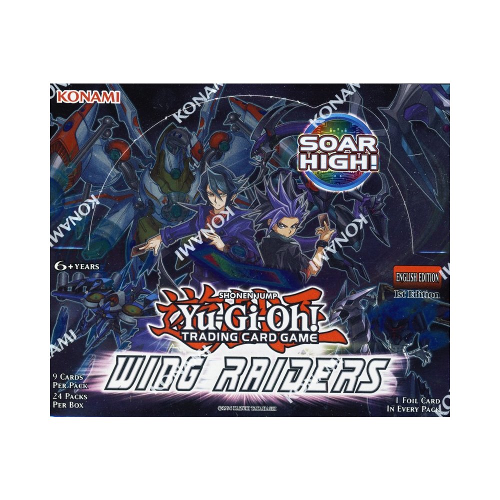 Unopened 1st Edition NEW 1x Yu-Gi-Oh Wing Raiders Sealed Booster Pack