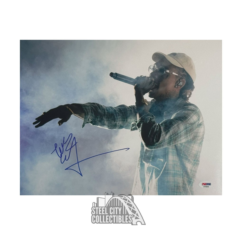 Wiz Khalifa Autographed 11x14 Photo - PSA/DNA (Smoke) | Steel City