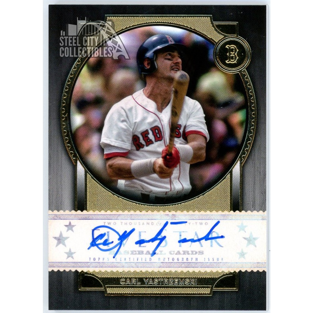 Carl Yastrzemski 直筆サイン入りフォトプラーク Carl Yastrzemski 直筆サイン入りフォトプラーク