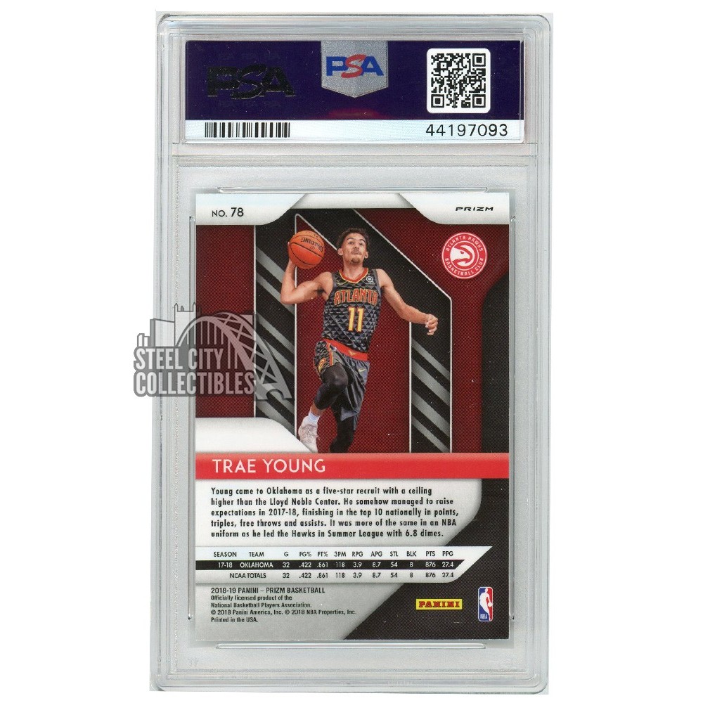 2018 Panini Prizm Trae Young rc Silver
