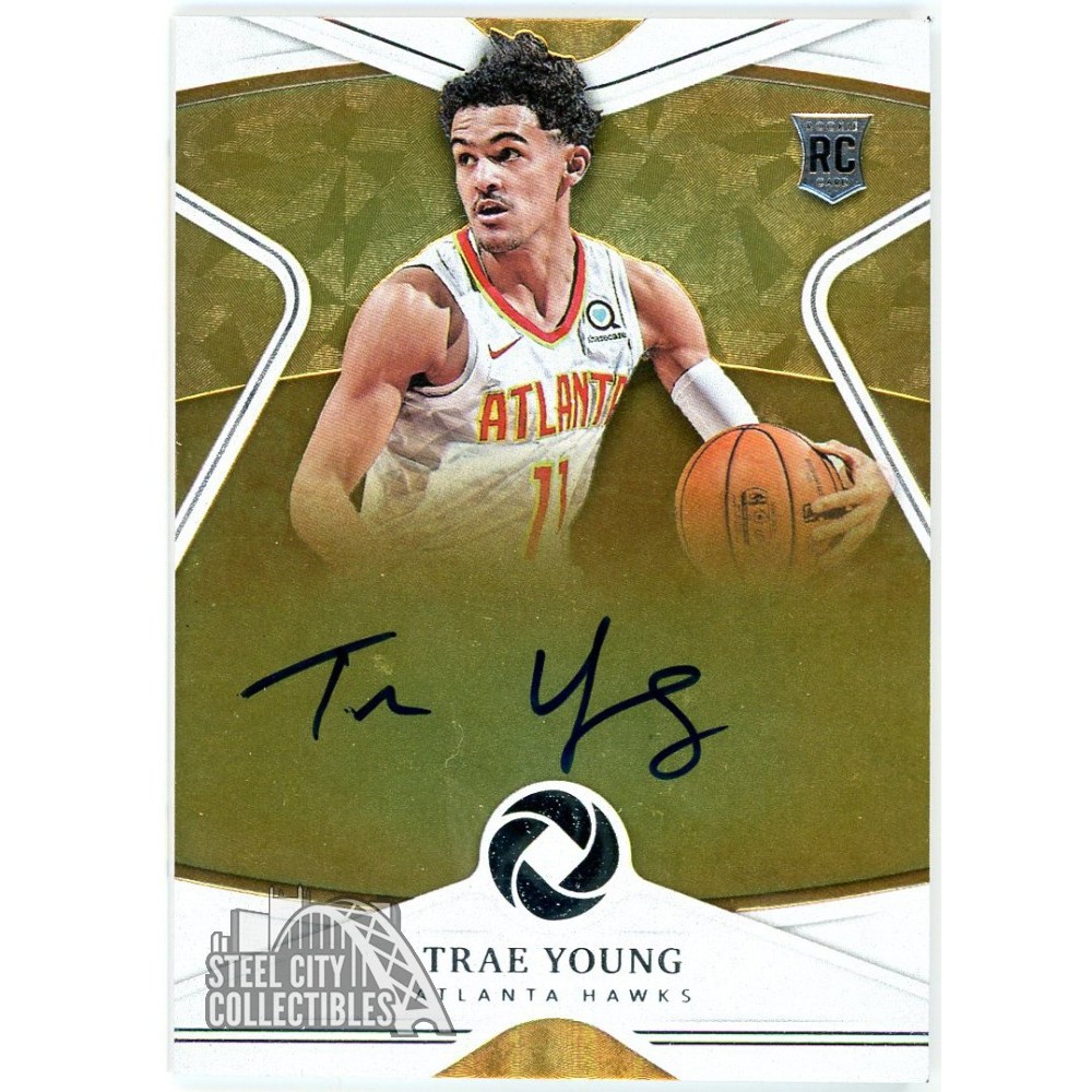 Trae Young 2018-19 Panini Opulence Rookie Autograph Card #118 13