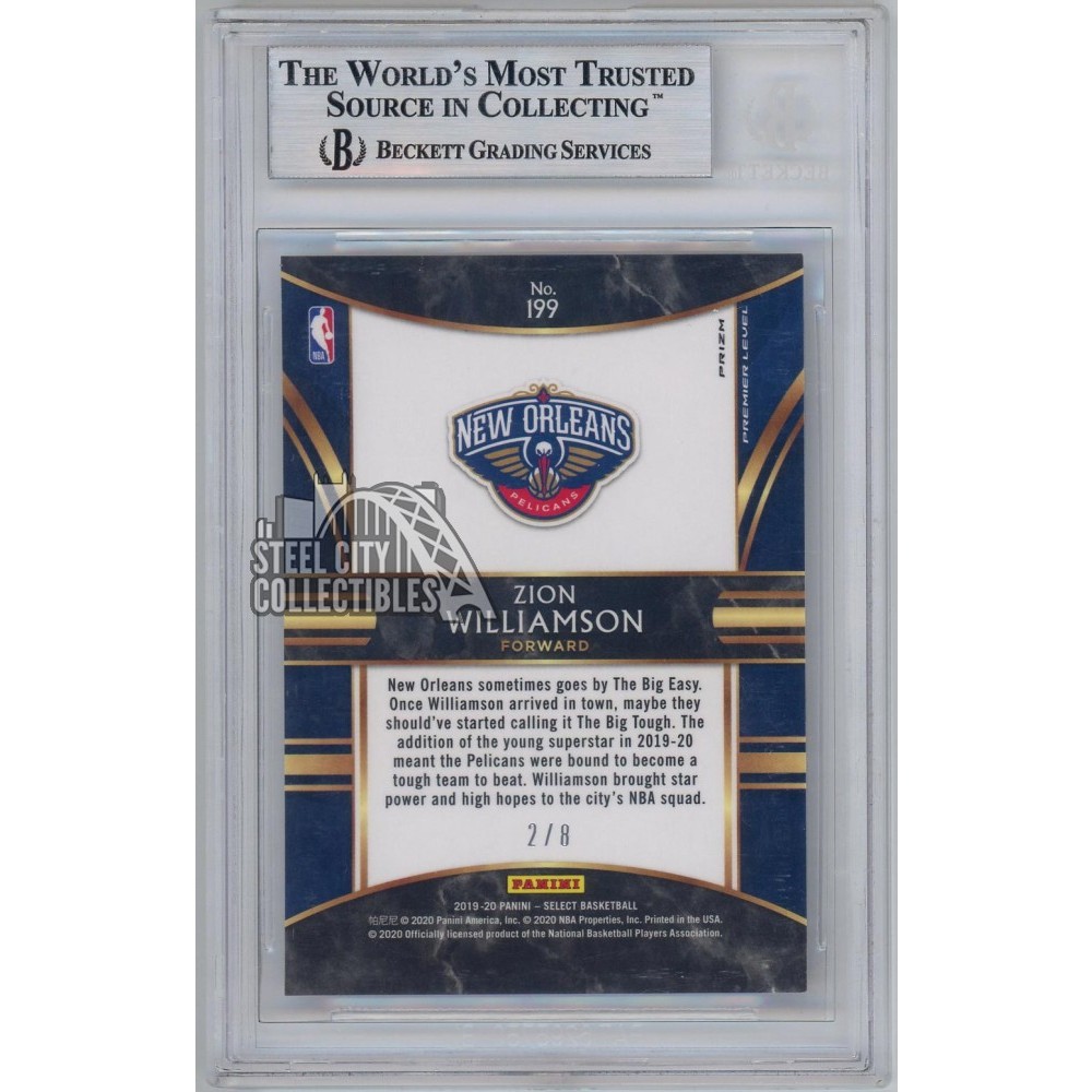 Zion Williamson 2019-20 Panini Select Lucky Envelope Hyper Rookie