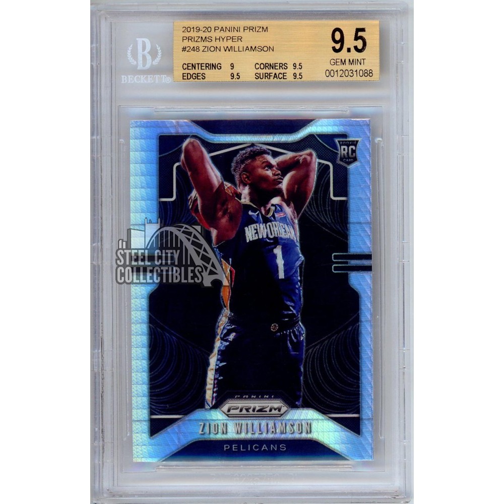 Zion Williamson 2019-20 Panini Prizm Hyper Prizm Rookie Card #248