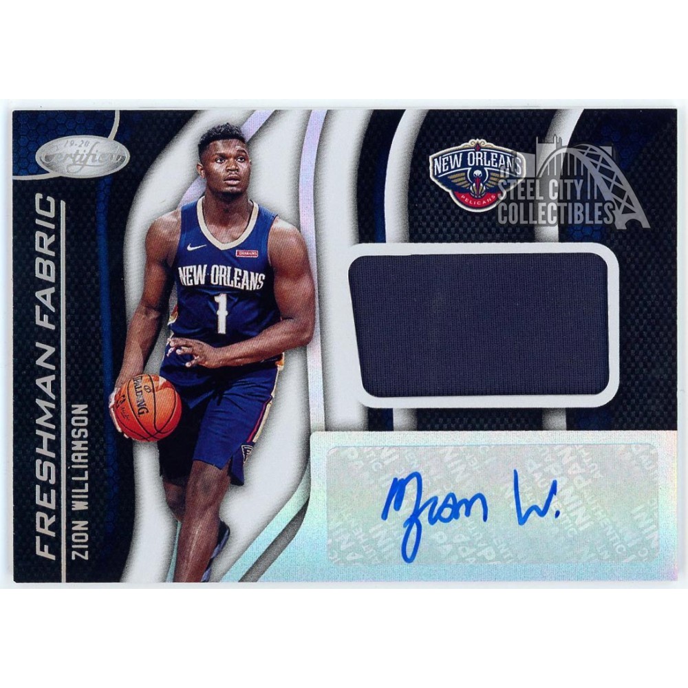 Zion Williamson 2019-20 Panini Certified Rookie Patch Autograph