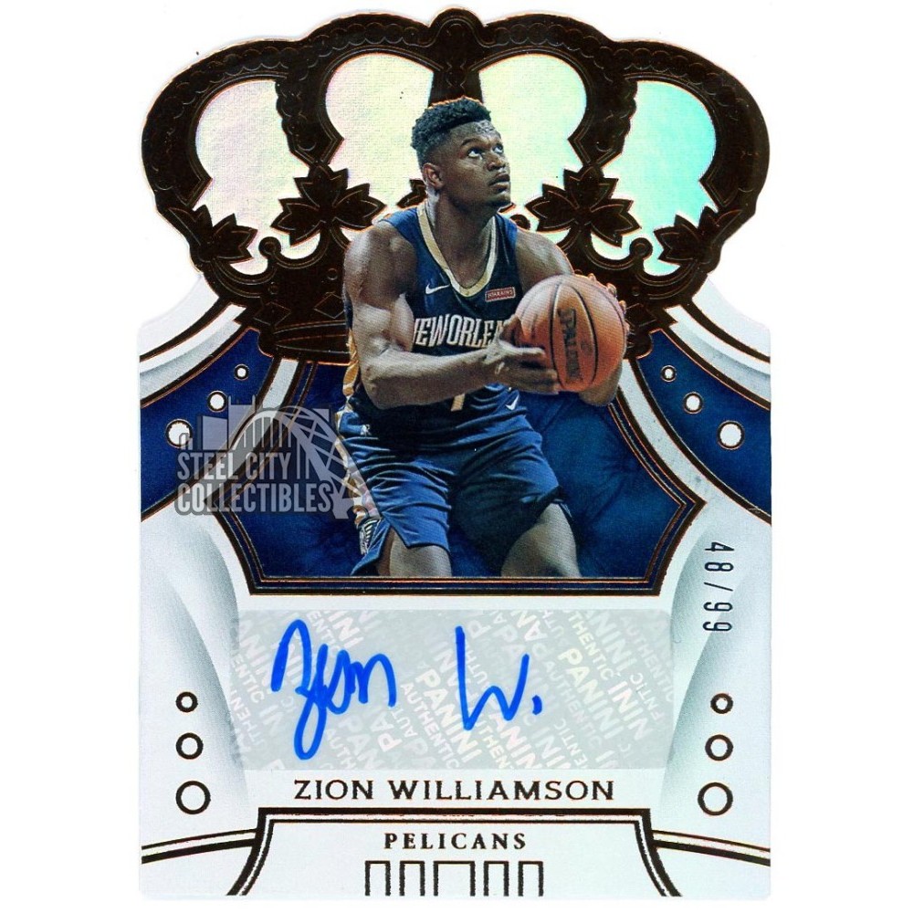 Zion Williamson 2019-20 Panini Crown Royale Copper Rookie