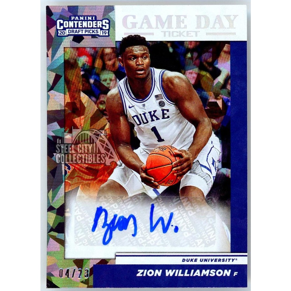 Zion 2019-20 Williamson Panini Card Rookie NBA Hoops RC Prizm