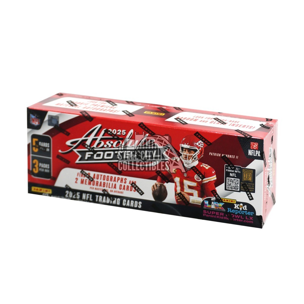 2025 Panini Absolute Football Hobby Box | Steel City Collectibles