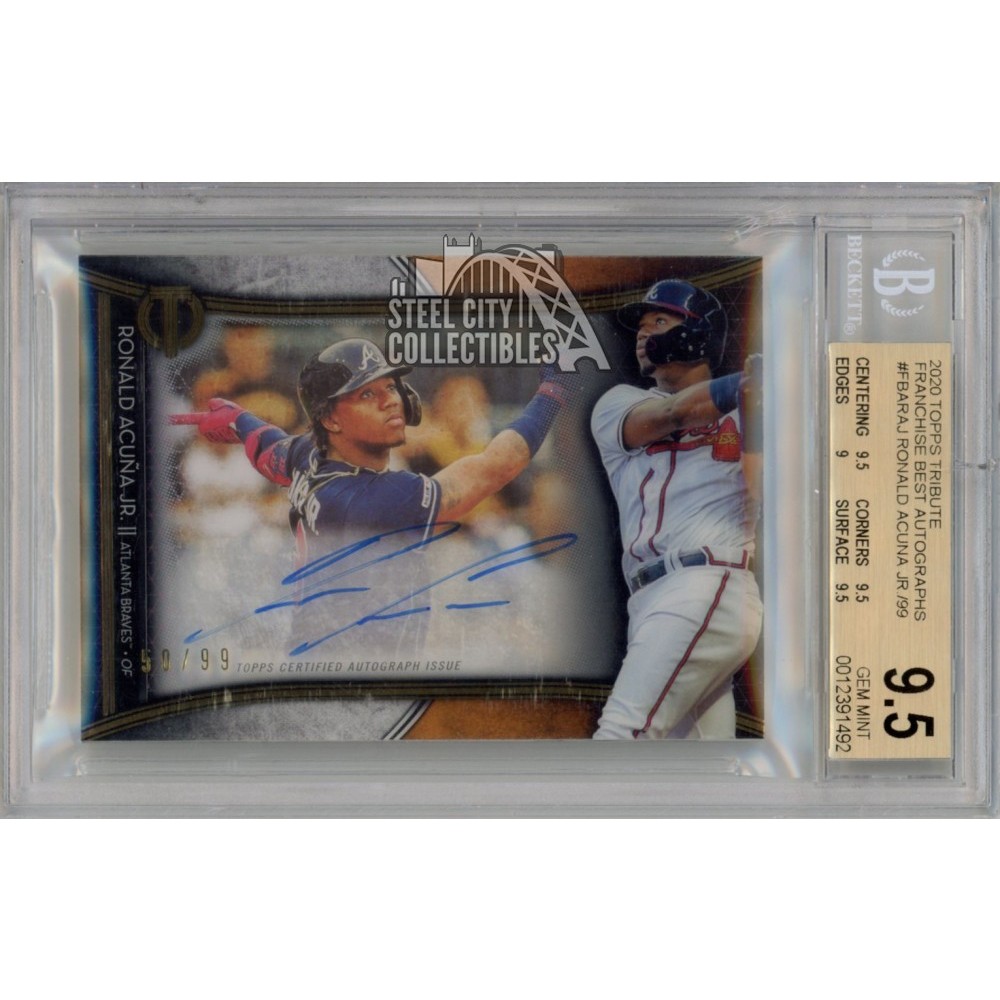 topps now Ronald Acuna Jrアクーニャ サインカード49枚 【公式通販】