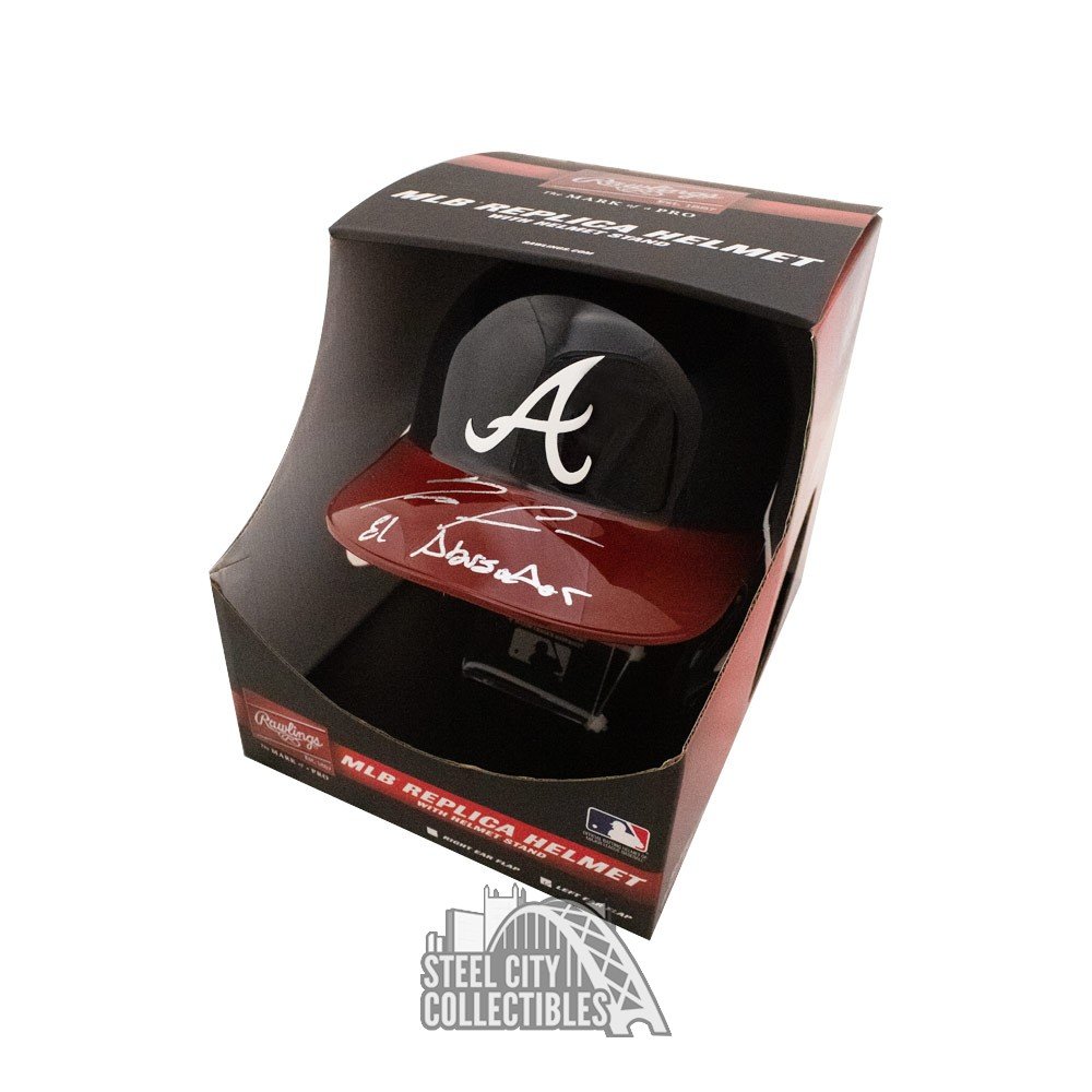 Ronald Acuna Jr El Abusador Autographed Atlanta Braves Replica Batting  Helmet - JSA COA