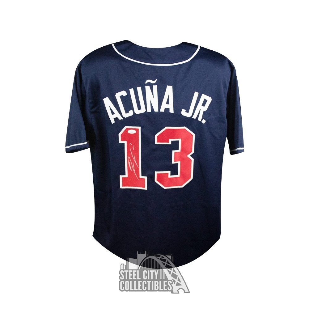 ronald acuna jr jersey red