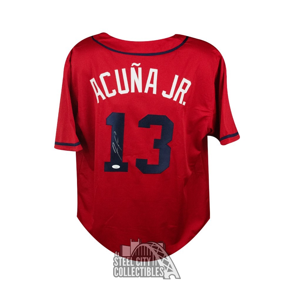 ronald acuna signed jersey