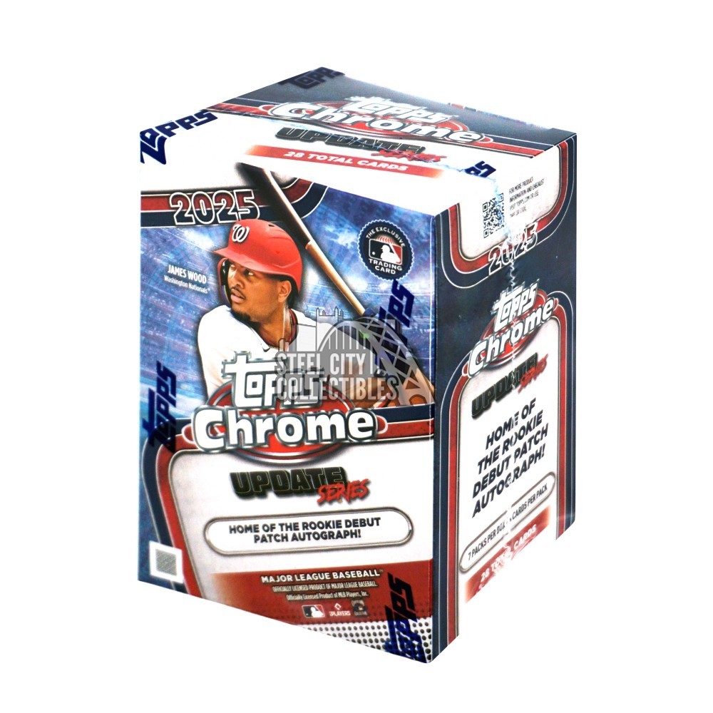 2025 Topps Chrome Update Series Baseball Blaster Box | Steel City
