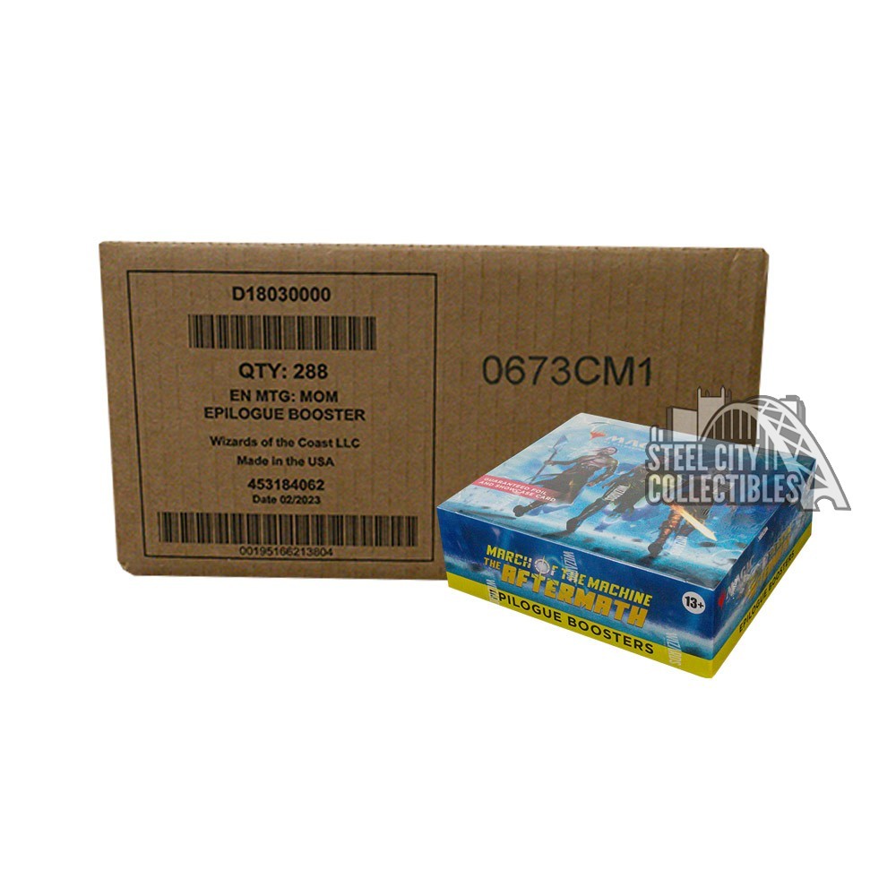 mtg mom booster box Amazon.com: MTG Booster Pack Set : March of the Machine (MOM) : Toys & Games main image 0