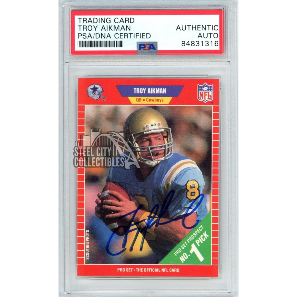 Troy Aikman Dallas Cowboys Rookie Card