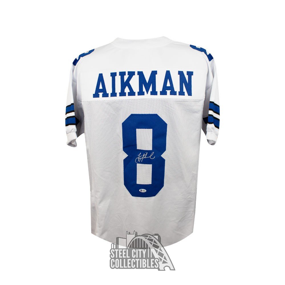 troy aikman jersey signed