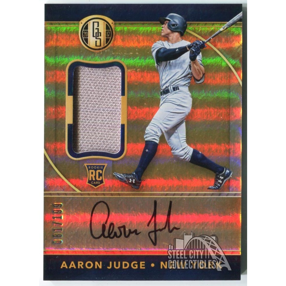 Aaron Judge  Panini Chronicles Gold Standard Rookie Jersey