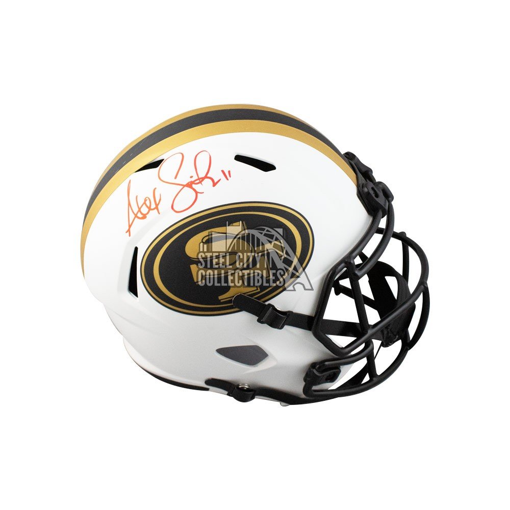 Alex Smith Autographed San Francisco 49ers Lunar Eclipse Replica Full-Size Football Helmet - BAS (Red Ink) Alex Smith Autographed San Francisco 49ers Lunar Eclipse Replica Full-Size Football Helmet - BAS (Red Ink)