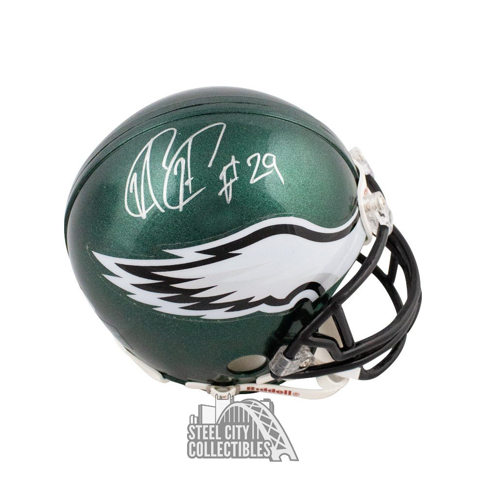 allen eagles football helmet Philadelphia NFL Desklite LED  Norman's Hallmark Eric Allen Autographed Philadelphia Eagles
