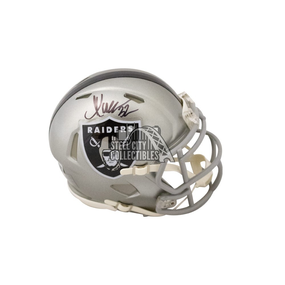 Marcus Allen Autographed Oakland Raiders Flash Mini Football Helmet - BAS