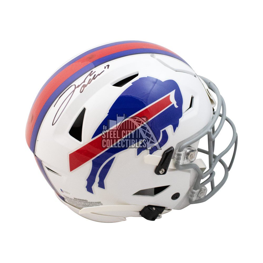 signed josh allen helmet