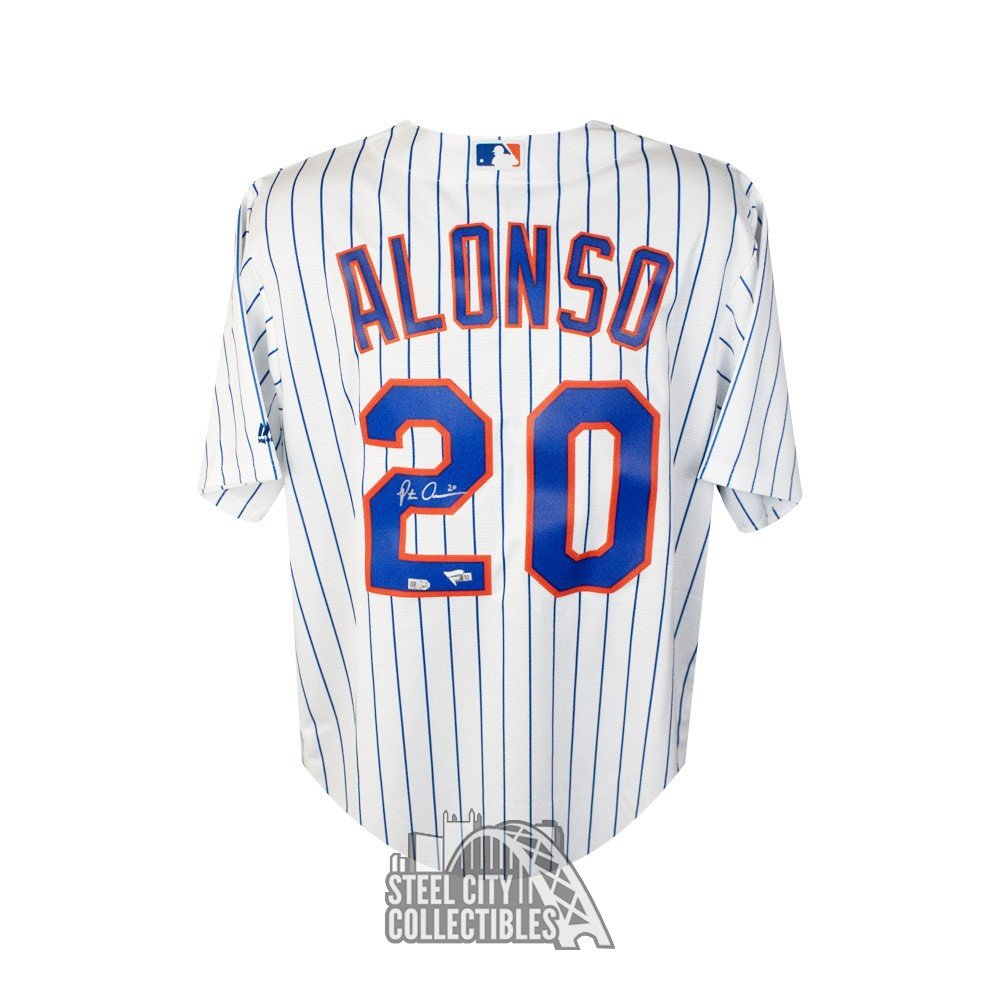 بخاخ مخملي Pete Alonso Autographed New York Mets Coolbase Baseball Jersey - Fanatics بخاخ مخملي