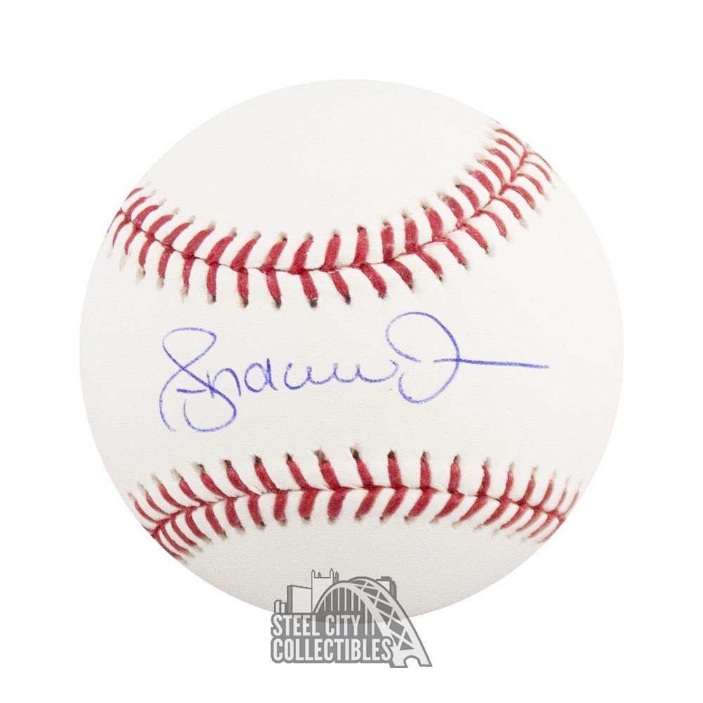 andruw jones autographed baseball