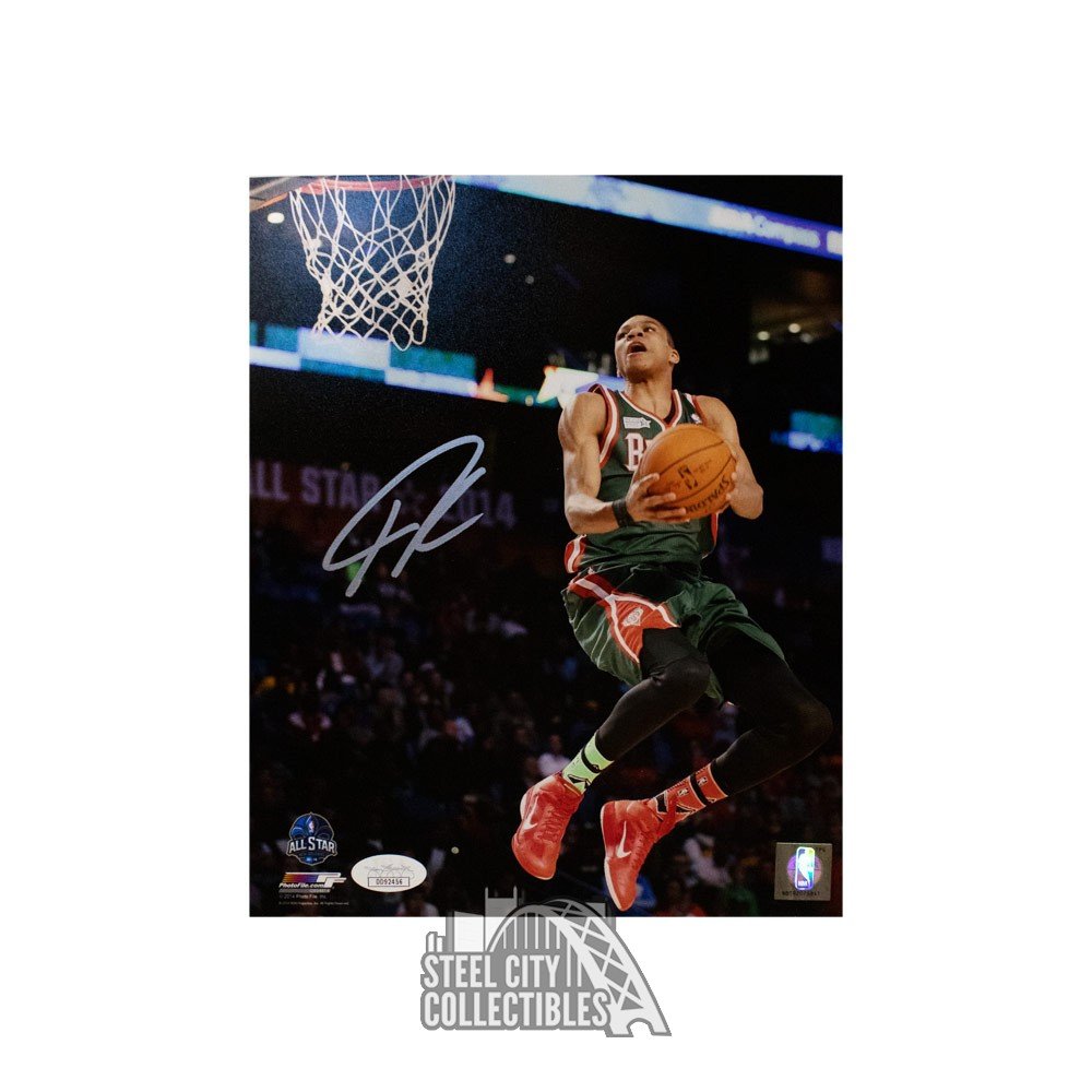giannis antetokounmpo milwaukee bucks autographed nike