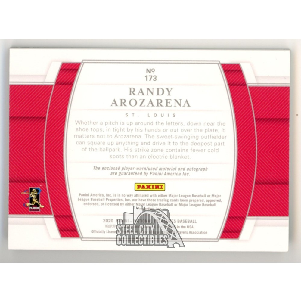 Randy Arozarena 2020 Panini National Treasures Autograph Rookie