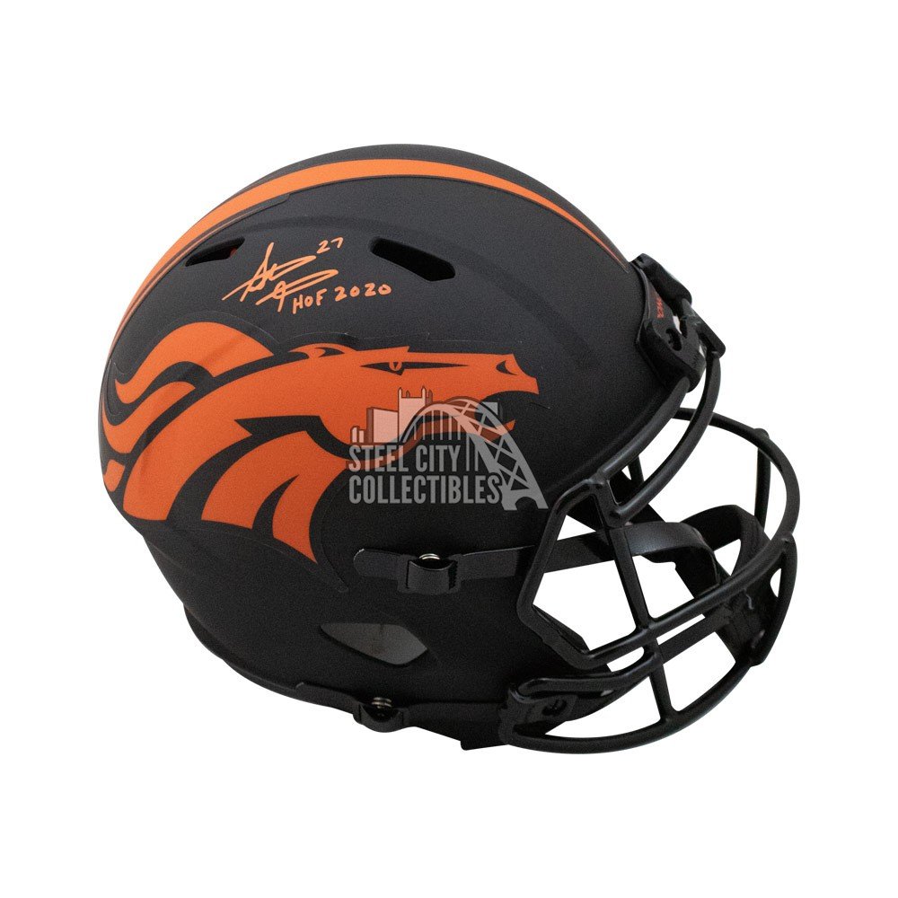 Steve Atwater HOF 2020 Autographed Denver Broncos Eclipse Replica Full-Size Football Helmet - BAS COA | Steel City Collectibles Steve Atwater HOF 2020 Autographed Denver Broncos Eclipse Replica Full-Size Football Helmet - BAS COA | Steel City Collectibles