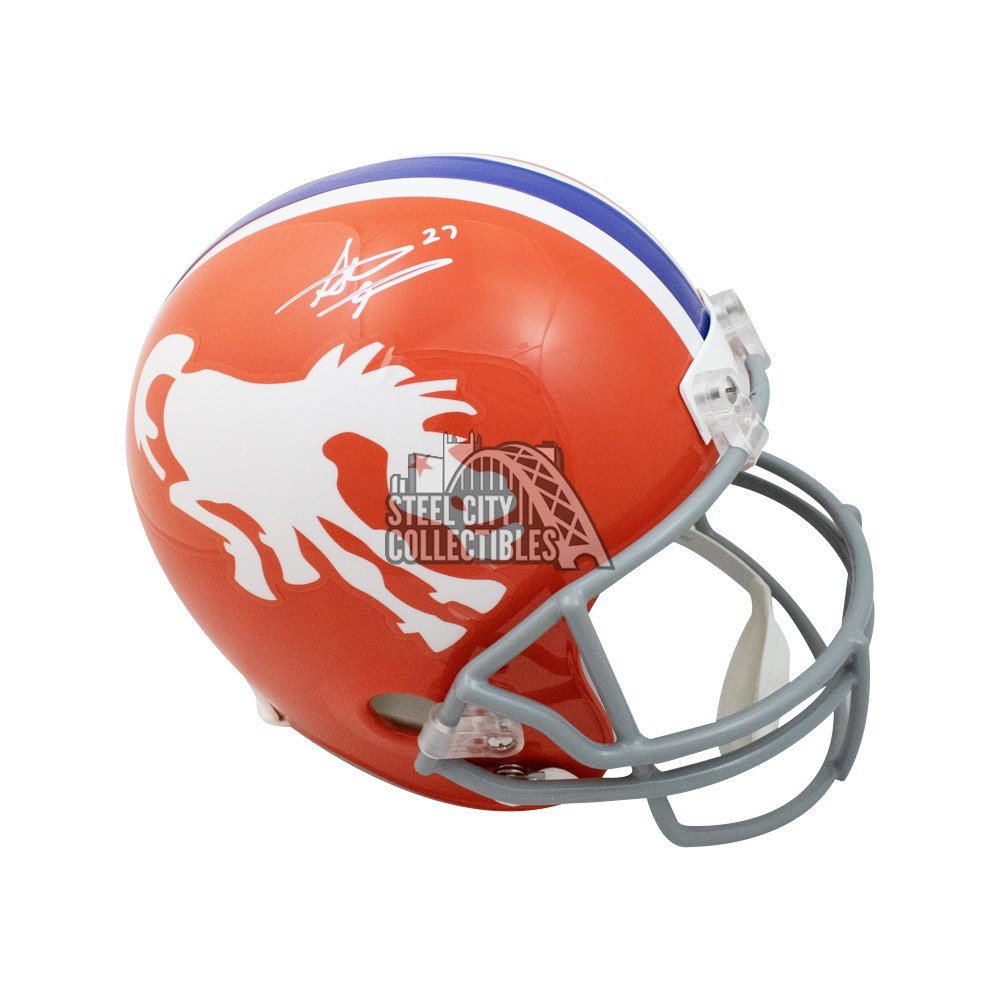 Denver Broncos 1962-65 Riddell VSR4 Old Classic Mini Football Helmet