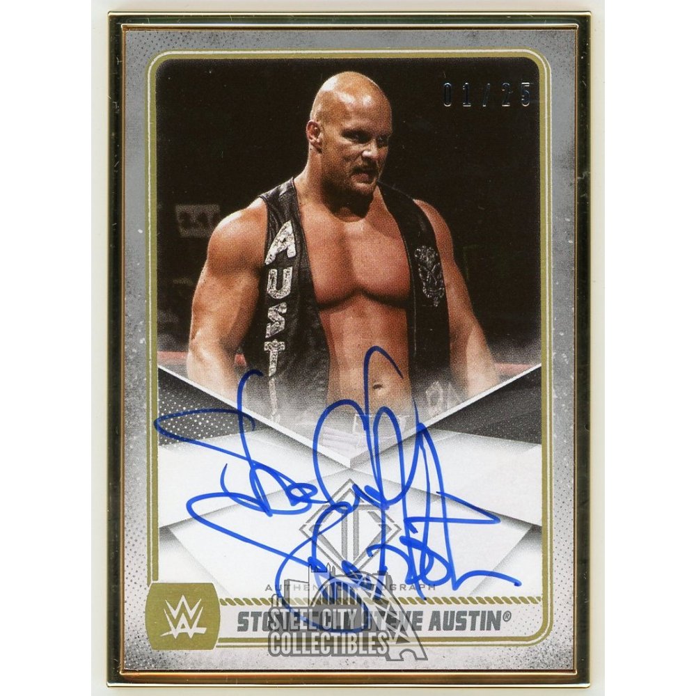 Stone Cold Steve Austin Signed WWE #79 Action Figure BAS Beckett COA Autograph 